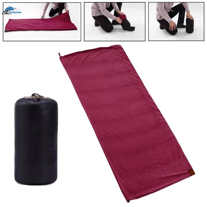Soft%20Fleece%20Sleeping%20Bag%20Liner%20Business%20Backpacking%20Thermal%20Camping%20Blanket%20Deep%20Red%20-%20Image%207