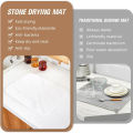 GC 2 Pack Stone Dish Drying Mat With 2 Non-Slip Pad And Draining Mat Diatomaceous Earth Mat, Fast Dry, Super Absorbent Dish Drying Pad For Kitchen Counter.