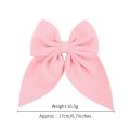 Pink Cheer Bow Hair Clips for Gilrs Sweet Big Bowknot Hairpins Ribbon Batterfly Barrettes Duck Bill Clip Baby Hair Accessories.