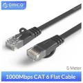 ORICO PUG-C6B Ethernet Cable Cat6 Lan Cable UTP CAT6 RJ 45 Network Cable Patch Cord for Laptop Router RJ45 Network Cable 5 Meter. 