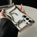 Fashions Luxury Plating 3D Hollow Snake Phone Case For Samsung S25 S24 S22 S23 Ultra FE A56 A36 A26 A16 A06 A55 Fashion Soft Shockproof Cover. 