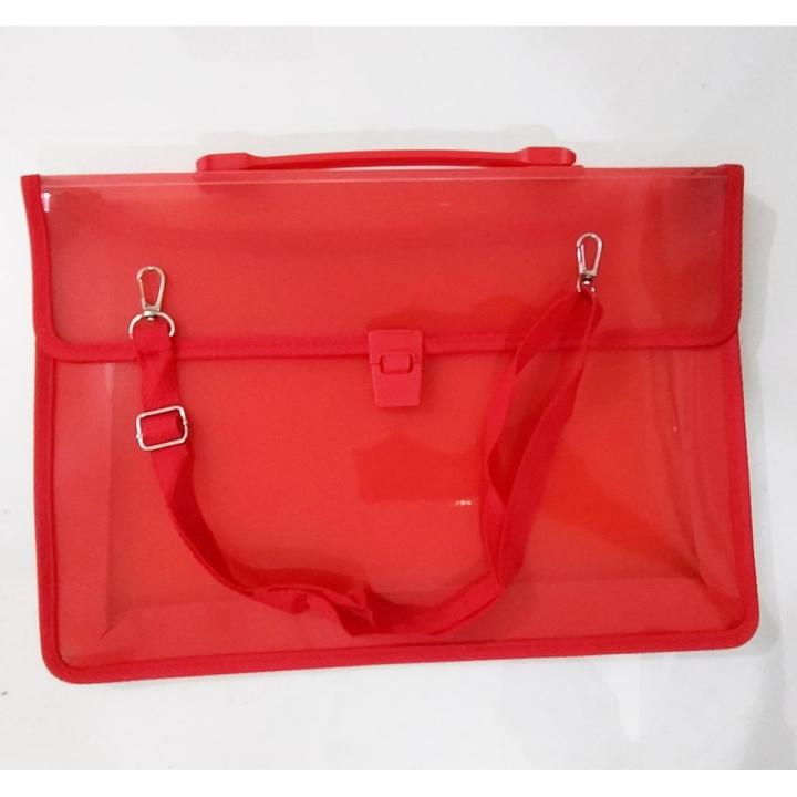 File bag / Handle File / Office & School File / Documents Carrier File ( With Belt inside 02 Parts)
