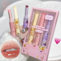 PerfectSunfeel Love Shape Fruit Jelly Lip Balm Moisturizing Clear Mirror Lip Gloss Waterproof Lasting Lip Tint Makeup Cosmetic. 