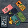 MT-98 Ninja turtle Case for Xiaomi Redmi Note 11 11T 11S 11I 12 Poco X4 M4 M5 C3 C40 Pro Black Cover. 