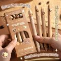 【Exclusive】 Creative Aesthetic Thermal Eraser Pen Cartoon Black Blue Ink Erasable Gel Pen Cute 0.5mm Neutral Pen Writing.