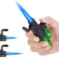 Windproof Flame Jet Lighter Refillable Butane Gas Torch Lighter Portable Cigar Lighters Accessories Foldable Nozzle.