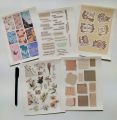 A5 size Sticker sheets for journaling (5pc). 