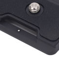 1/4in Screw Quick Release Plate Aluminum Alloy Rubber Camera Tripod Mount Plate for Arca Standard Port Universal for DSLR Camera. 