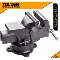 TOLSEN Bench Vice (4inch 100mm) Swivel Base with Anvil 10103. 