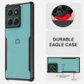 Motorola Moto Edge 60 fusion / Edge 60 Xundd Shockproof Back Cover Case -Euro brand-Q series-Carbon fiber slim soft Phone Back Cover. 