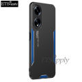 For Honor X5 Plus Phone Case Aluminum Metal Matte Cover Soft Silicone Frame Camera Protection Cover for Honor X5 Plus Back Cover.