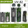 Baofeng UV 82 BL-8 Battery Walkie Talkie Ham Radio 2800/3800/4200 mAh Enlarge UV82 Plus UV-8D UV-82WX Original Radio Accessories.
