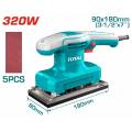 Finishing sander 320W Total-TF1301826. 