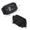 1 PCS HD Digital Display IP67 Waterproof Collar for Dog Rechargeable Bark Stopper (B). 