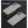 For OPPO Reno 6 4G Gradient Glitter Plating phone case Soft Silicone Flash Powder Protect Back Cover.