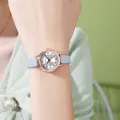 Godigo fashion retro style design sense small dial literary ins temperament belt quartz ladies watch women. 