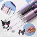 6 Pieces Box Kuromi V2 Black Ink Ballpoint Pens Journaling Student Stationery Set School, Gifts, Artists.