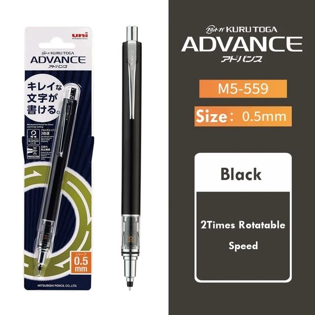 %E3%80%90Free-delivery%E3%80%91%20-559%20stationery%20KURA%20T%20Japan%20UNI%20OGA%20mechanical%20pencil%200.5mm%20auto-rotation%20drawing%20pencil%20M5%20cute%20school%20supplies%20-%20Image%208