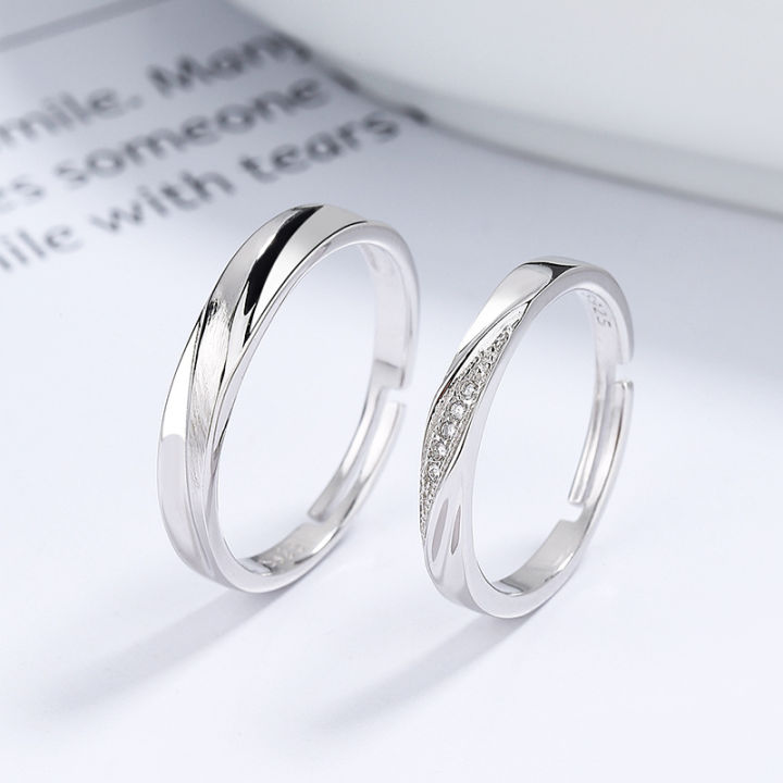 925%20sterling%20silver%20couple%20rings%20for%20men%20and%20women%20a%20pair%20of%20simple%20ins%20style%20opening%20adjustable%20couple%20rings%20for%20Valentine's%20Day%20gifts%20-%20Image%206