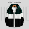 GoodMan Premium Quality Green Color Full Sleeve Hoodie Jacket for Men.. 