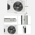 C8 4K 2.7-inch LCD Screen HD Digital Camera Retro Camera,Version: 48W Upgraded Version Black.