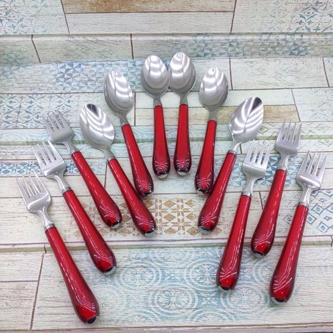Spoon%20Set/%20Cutlery%20Set/%20HIGH%20QUALITY%20Stainless%20Steel%20Spoon%20Set%2012-Pieces%20(Tea%20Spoon%206-Pieces%20&%20Fork%20Spoon%206-Pieces)%20-%20Image%202