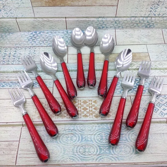 Spoon%20Set/%20Cutlery%20Set/%20HIGH%20QUALITY%20Stainless%20Steel%20Spoon%20Set%2012-Pieces%20(Tea%20Spoon%206-Pieces%20&%20Fork%20Spoon%206-Pieces)%20-%20Image%202