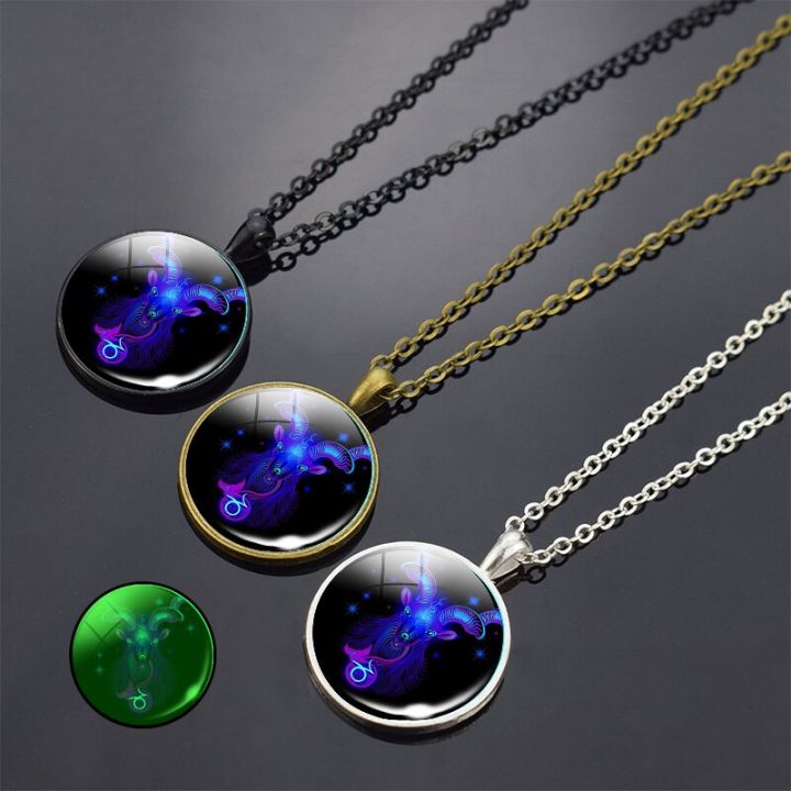 Luminous%2012%20Constellation%20Pendant%20Long%20Chains%20Necklace%20for%20Women%20Men%20Birthday%20Party%20Gifts%20Jewelry%20Zodiac%20Signs%20Glow%20in%20The%20Dark%20-%20Image%202