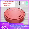 Intelligent Wireless Vacuum Cleaner Robot 3 In 1 Sweeping Mop Household Cleaning Robot Floor Carpet Cleaner Robot Sweeping Robot-IS28A White.