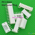 10Pcs- 2Pin WHITE MALE HEADER Female Housing JST XH Male Header 2 Pin 2.54mm Pitch Male Connector For Electronics Projects PCB Mount Circuit Breadboard Friendly DIY Cables. 