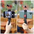 Ulanzi ST-06 Camera Hot Shoe Phone Tripod Mount 360 Rotation Cold Shoe Monitor Phone DSLR Mount Adapter for Gimbal Mic LED Light. 