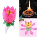 Happy birthday music candle/lily candle/Happy birthday rotate music candle/shapla candle. 