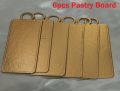 Pastry Board Rectabgle Tiered Boards - 6pcs Cardboard for Pastry Gold Decorating Base Stand cake for professional decoration.