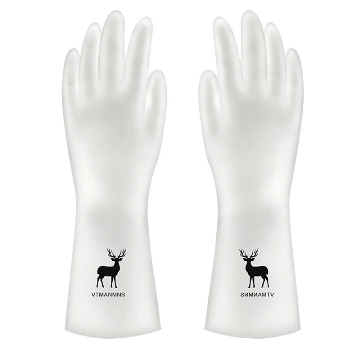 Waterproof Food grade gloves rubber latex dish washing kitchen Glooves window cleaning durable housework chores kits - Hand Gloves