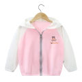 New Children's ice silk hooded sun protection clothing summer boys and girls travel thin coat beach UV protection coat 2-10Y. 