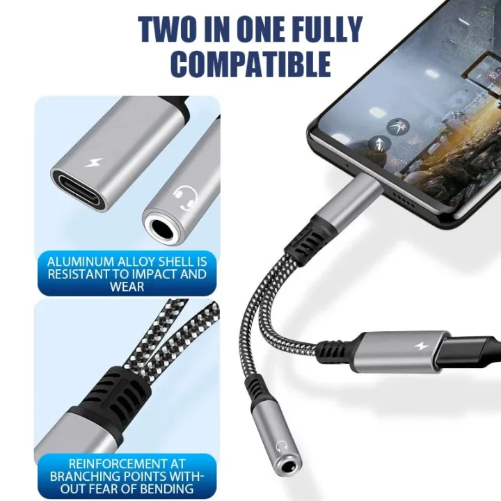 Headphone%20Jack%20Adapter%202%20in%201%20USB%20Type%20C%20To%203.5mm%20Audio%20Adaptor%20PD%2060W%20Aux%20Cable%20For%20Samsung%20S23%20Ultra%20Note%2020%2010+%20Xiaomi%20Huawei%20-%20Image%205