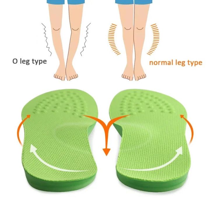 New O/X-Leg Arch Support Insoles Orthopedic Insole Valgus Varus Shoe Pads Flat Feet for Women / Men Orthopedic Foot Pain Unisex