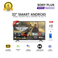 Sony Plus 32 inch Double Glass Voice Control Smart LED TV Wi-Fi Full HD 4K Supported Android Television. 