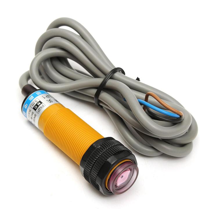 2pcs%20DC%2012V-24V%20Through%20Beam%20PNP%20NO%205m%20Photoelectric%20Sensor%20Switch%20Photoswitch%20-%20Image%205