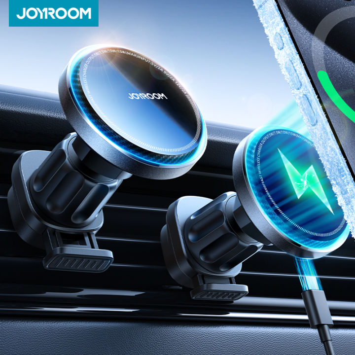 【Big savings】 JOYROOM Magnetic Car Mount Charger Cooling Charging 15W Car Charger Mount Car Phone Holder For JR-ZS387