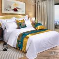 European Style Bed Runners Luxury Embroidery Bed Flag Throw Runner Wedding Room Hotel Home Decoration Bed Tail Towel Pillowcase. 