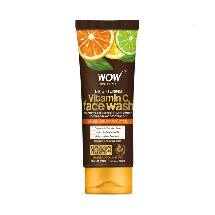 WOW%20Skin%20Science%20Brightening%20Vitamin%20C%20Face%20Wash%20Sulphate%20Silicones%20&%20Color%20100ml%20INDIAN%20-%20Image%203