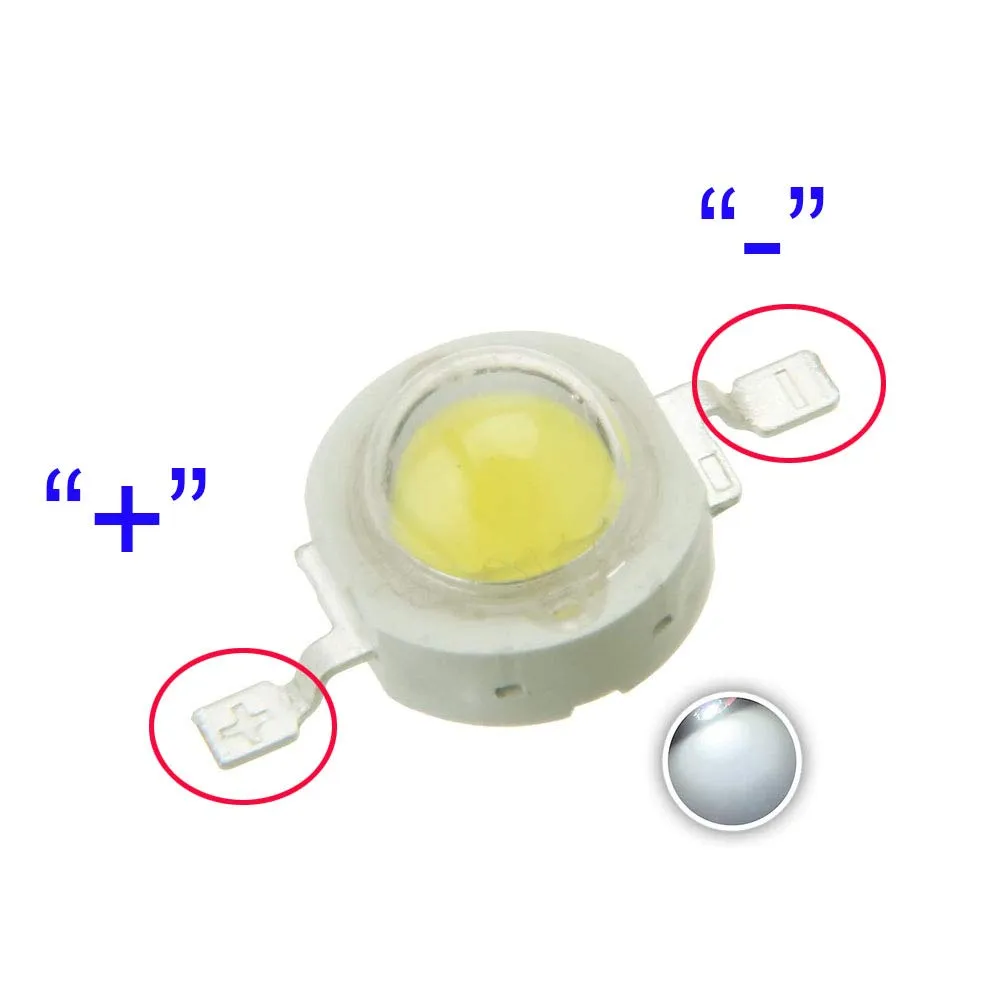 High Intensity Diode Lamparray 10 Pcs High Power Led Chip,Dc 3.0-3.2V 280Ma 1W Super Bright Intensity ...