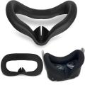Silicone Protective Cover For Oculus Quest 2 Accessories Case VR Headset Head Face Cover Eye Pad Controller Cover Grip Full Set. 