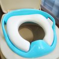 Baby's Comfortable Potty Training Soft Commode Seat 12M+ [Blue/Pink]. 