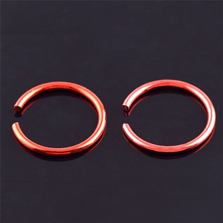 Fashion%2040Pcs%20Colorful%20Stainless%20Steel%20Nose%20Rings%20Piercing%20Lip%20Hoop%20Piercing%20Jewelry%20New%20ANLAN%20-%20Image%204