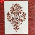 Stencil for Wall & Fashion Painting Template 10 by 12 inch..