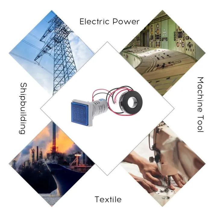 2%20In%201%20VOLT%20AMP%20Meter%20AC%2022mm%20SQUARE%20Panel%20Mount%202%20in%201%20AC%2050-500V%200-100A%20LED%20Digital%20Display%20Voltage%20Current%20Meter%20Volt%20Ampere%20Meter%20With%20Indicator%20Light%20&%20CT%20Cables%C2%A0%20-%20Image%209