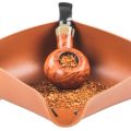 Leather Herb Tobacco Rolling Tray Foldable Cigarette Tobacco Rolling Tray Tobacco Roller Grinder Tray Herb Tobacco Storage Tray. 