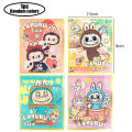 1/3pcs Labubu Sticker Cartoon Cute Diy Suitcase Stationery Box Decorative Sticker Student Stationery.
